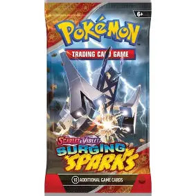 1 Sobre Pokémon TCG Surging Sparks SV8 Inglés – Pack Sellado Oficial