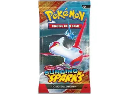 1 Sobre Pokémon TCG Surging Sparks SV8 Inglés – Pack Sellado Oficial