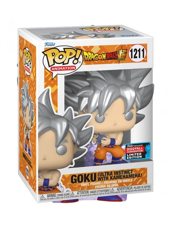 Funko Pop! Animation: Dragon Ball Super - Goku (Ultra Instinct with Kamehameha) #1211 (2022 Fall Convention)