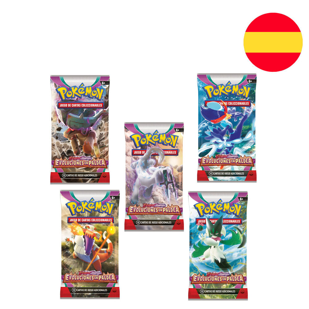 Sobre cartas Evoluciones en Paldea Pokemon español