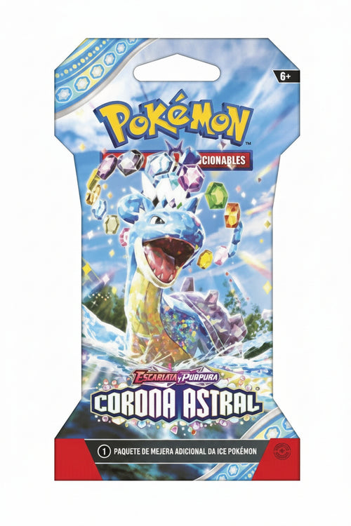 1 Sobre cartas Corona Astral Escarlata & Purpura Pokemon español