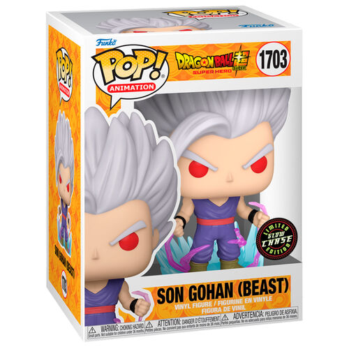 Funko Pop! Dragon Ball Super #1703 - Son Gohan (Beast) (Glow Chase)