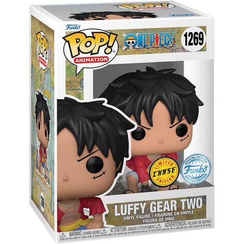 Funko POP! Animation: One Piece – Luffy Gear Two #1269 (Chase Edition)