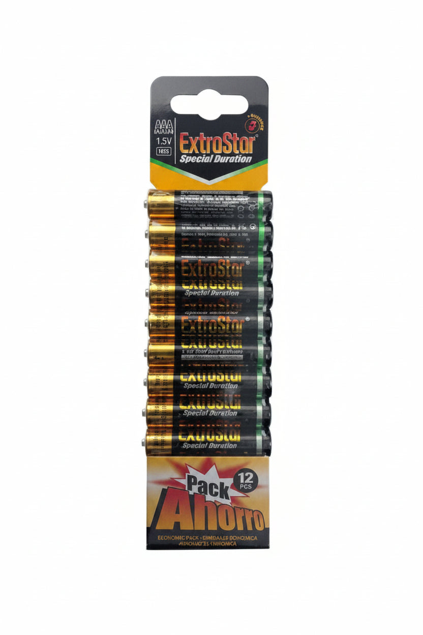 PILAS R03 AAA PACK12 PIEZAS CJ80 [JR03P12B]